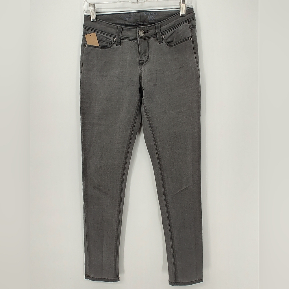 The Limited Denim Skinny Leg 917 Women's Medium Gray Jeans Size 2 Low Rise